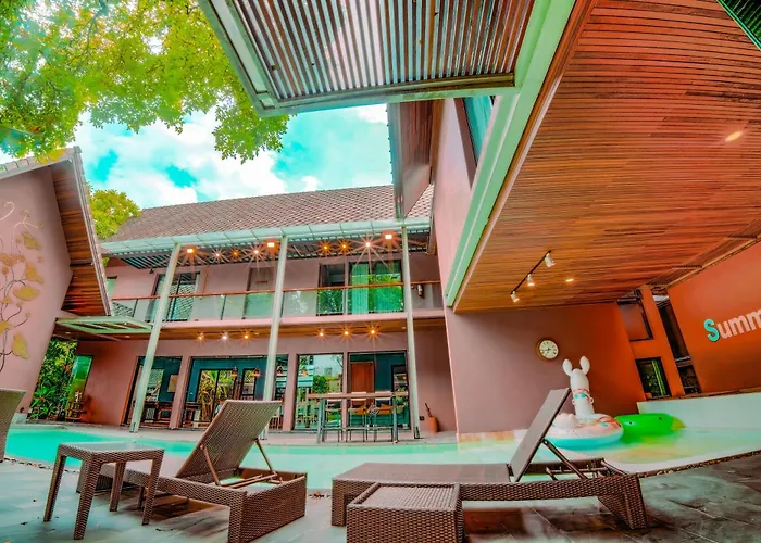 Villa 189summer Villa曼谷中心asok&thong Lor顶级豪宅庄园泳池别墅 *