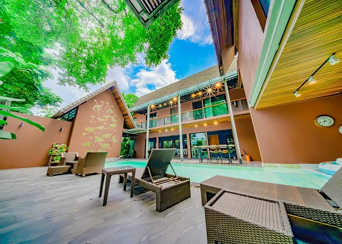 Villa 189summer Villa曼谷中心asok&thong Lor顶级豪宅庄园泳池别墅 *